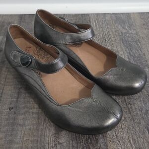 Taos Samba Mary Jane Womens Size 7 Metallic Dress Casual Comfort Shoes
